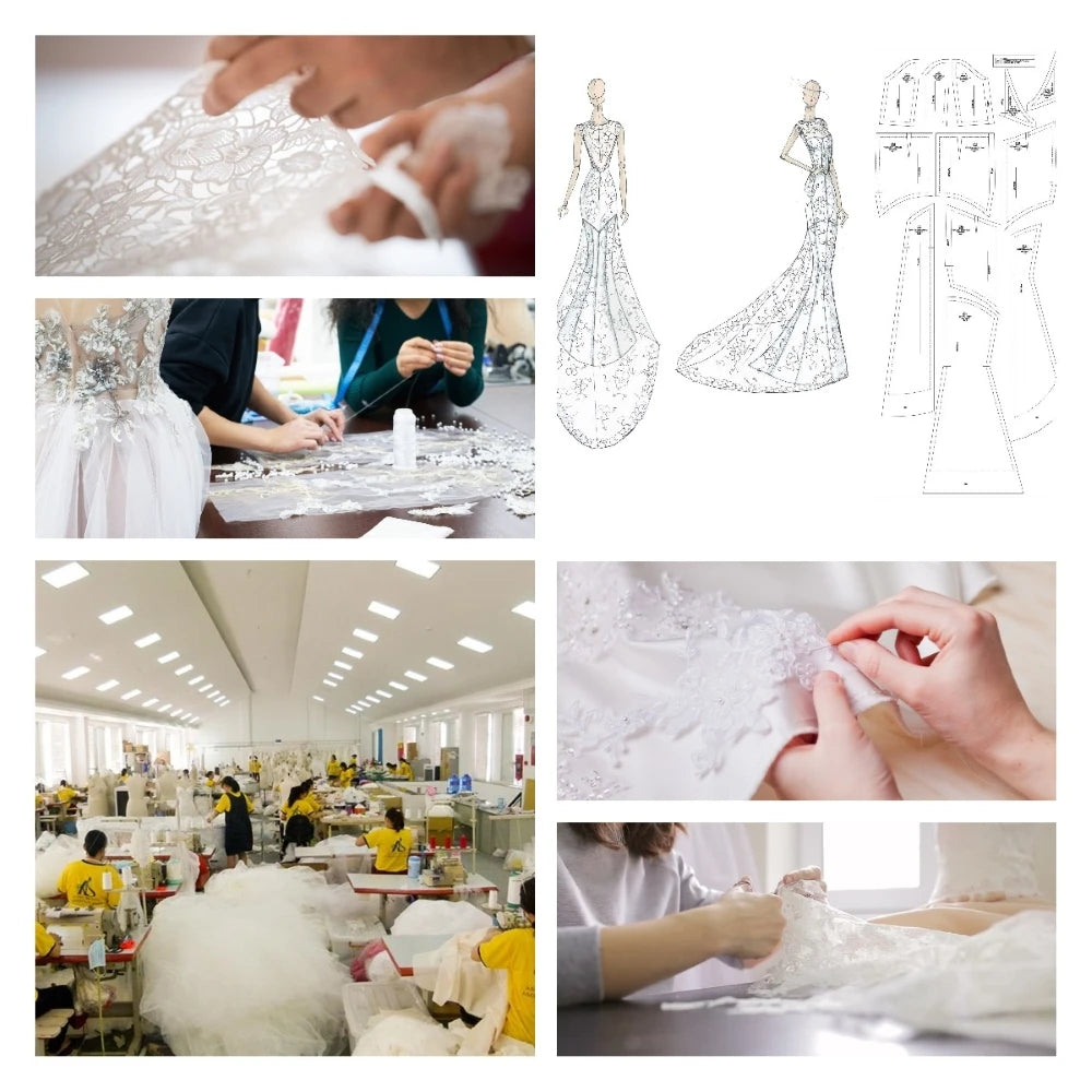 Saddle Brook Intricate Jersey Handmade Flower Pleat Mermaid Spaghetti strap Long Dress