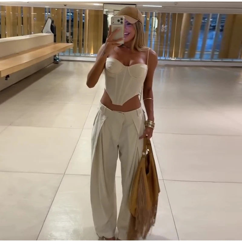 Paola Spring Casual Women Outfit Two Piece Sets