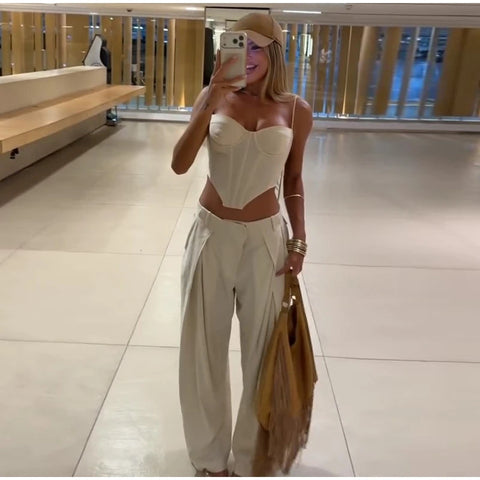 Paola Spring Casual Women Outfit Two Piece Sets