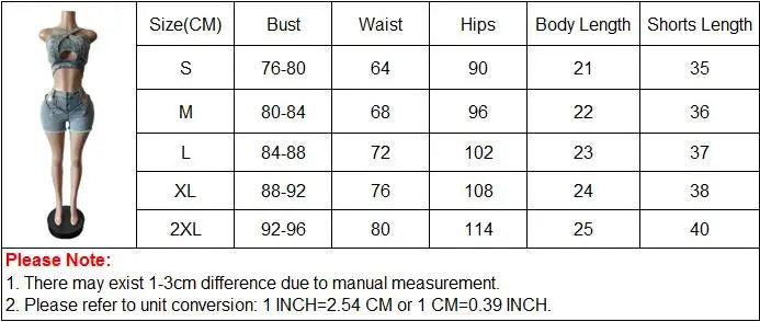 Temblant Straps Crop Cut Out Clothes Streetwear Two Piece Club Outfits Set