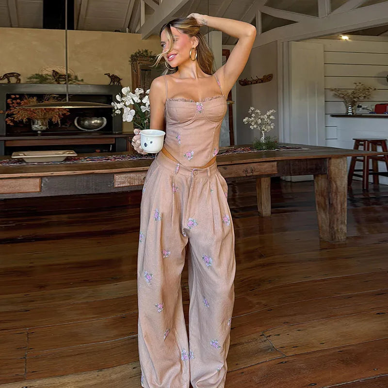 Paola Spring Casual Women Outfit Two Piece Sets
