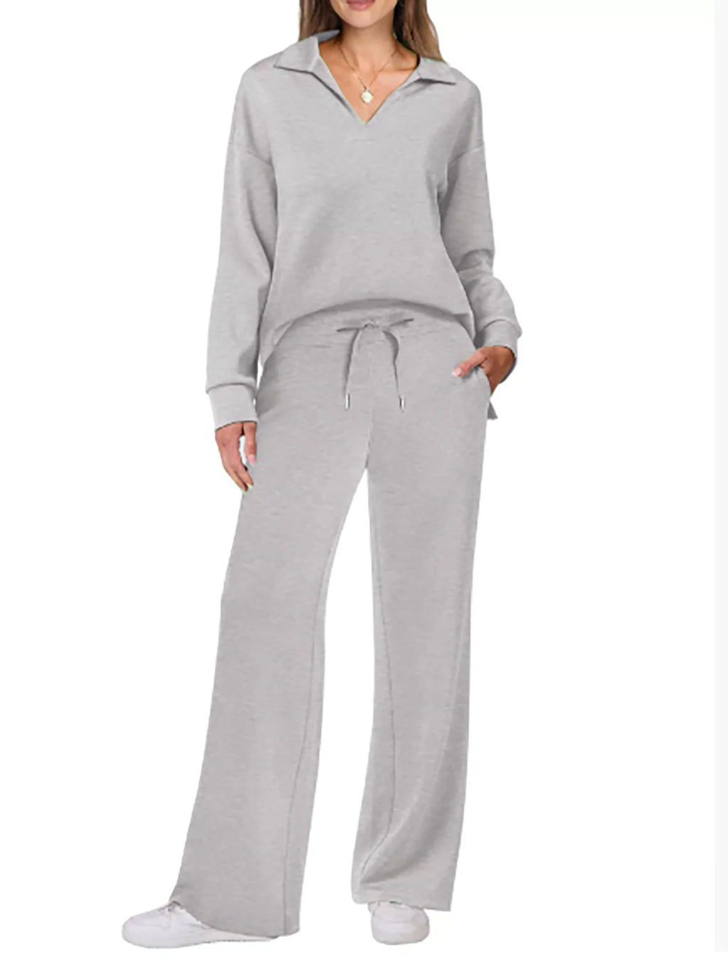 Ana Autumn and Winter New Fashion Casual Two Piece Sets