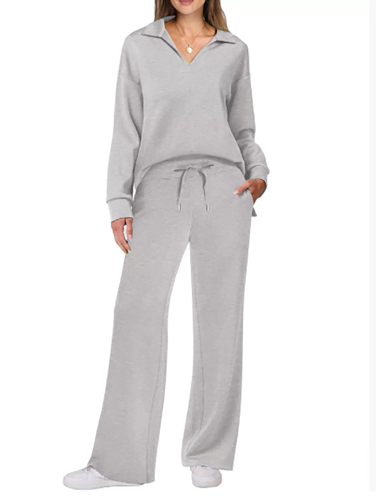 Ana Autumn and Winter New Fashion Casual Two Piece Sets