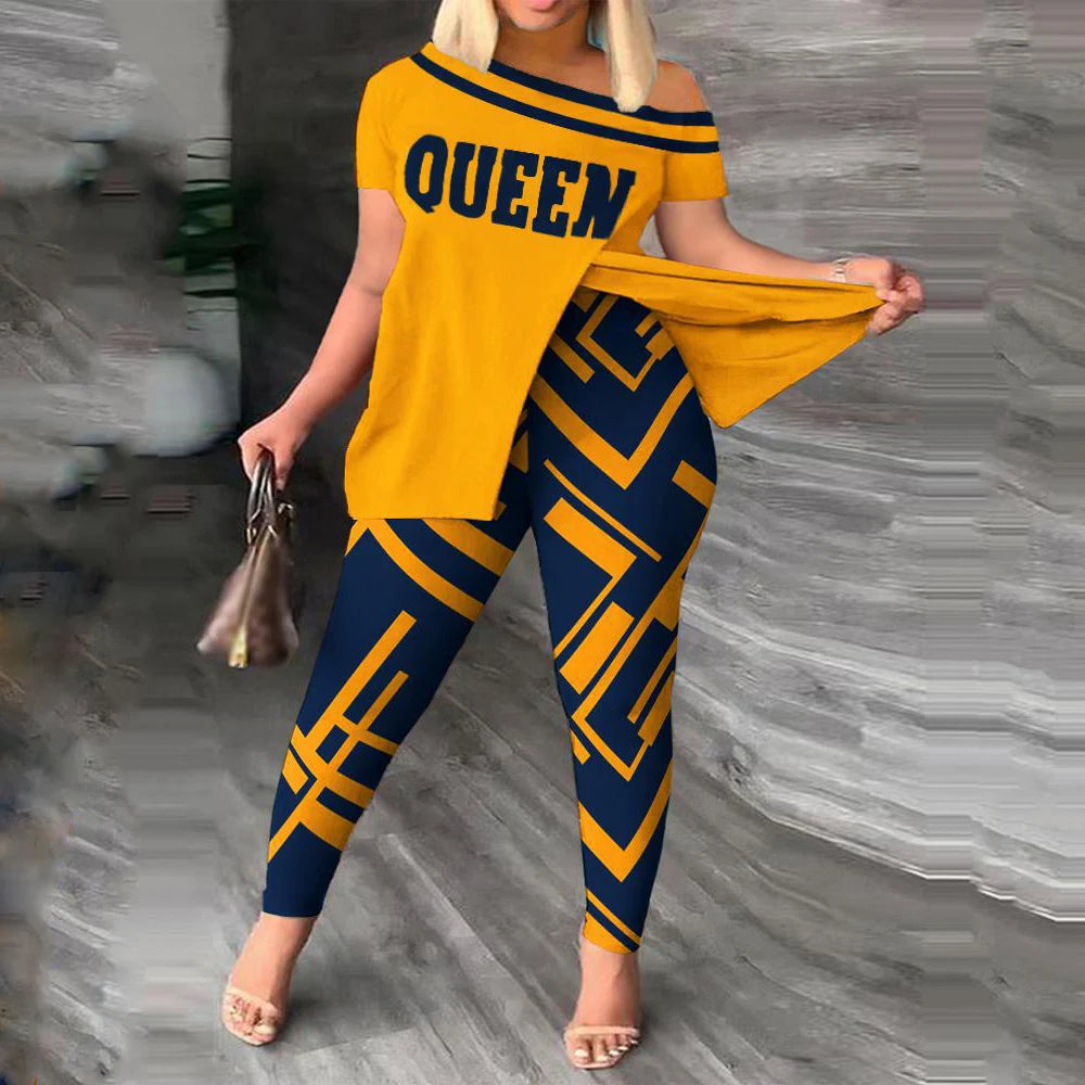 Ana Short Sleeve Suit Femme Casual Two Piece Sets