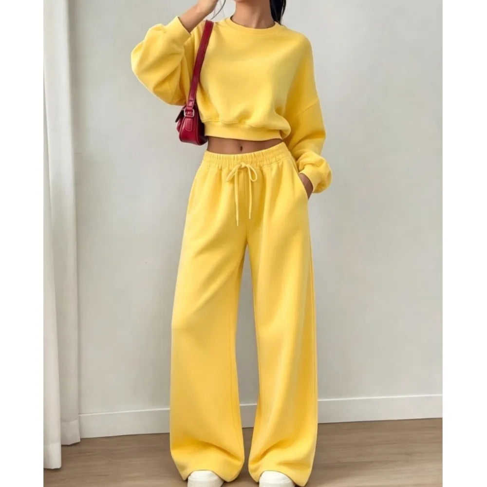 Elvira Fashion Super Short Long Sleeve Two Piece Sets
