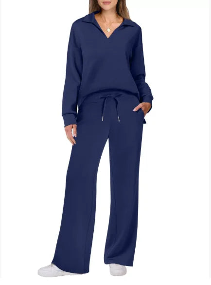 Ana Autumn and Winter New Fashion Casual Two Piece Sets