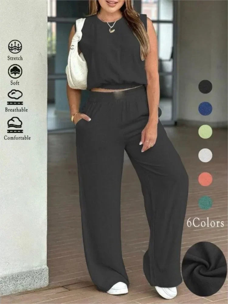 Samantha Fashion Ultra Cute Trousers 2 Piece Set