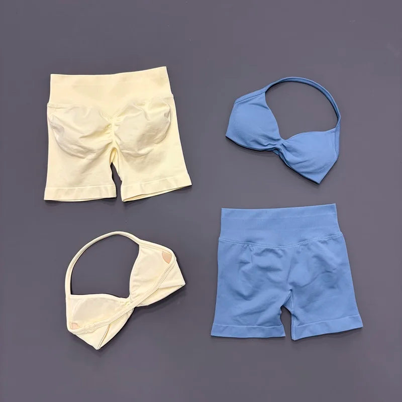 Dylan Sports Strappy Seamless Two Piece Sets