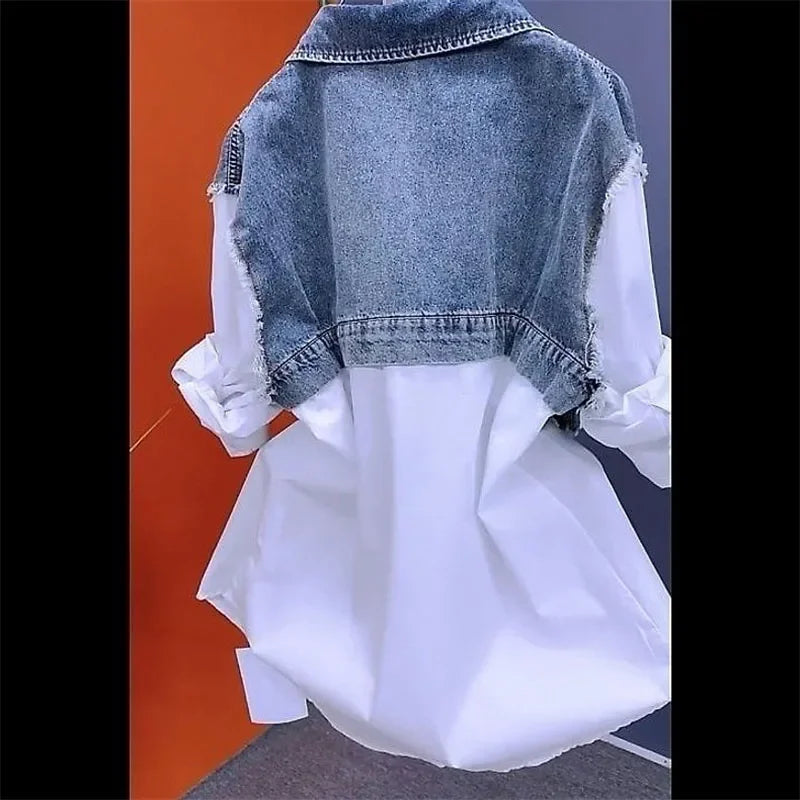 Hamilton Shirt Ladies Casual Windbreaker Top