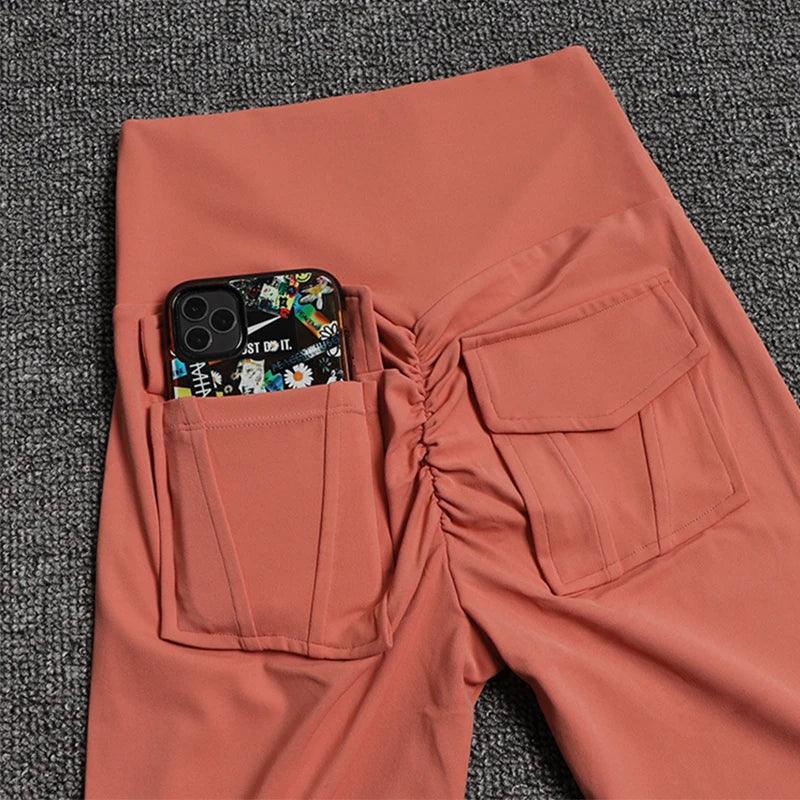 Summit Leggings Pocket Sexy Naked Feeling  Fitness Sports Pants