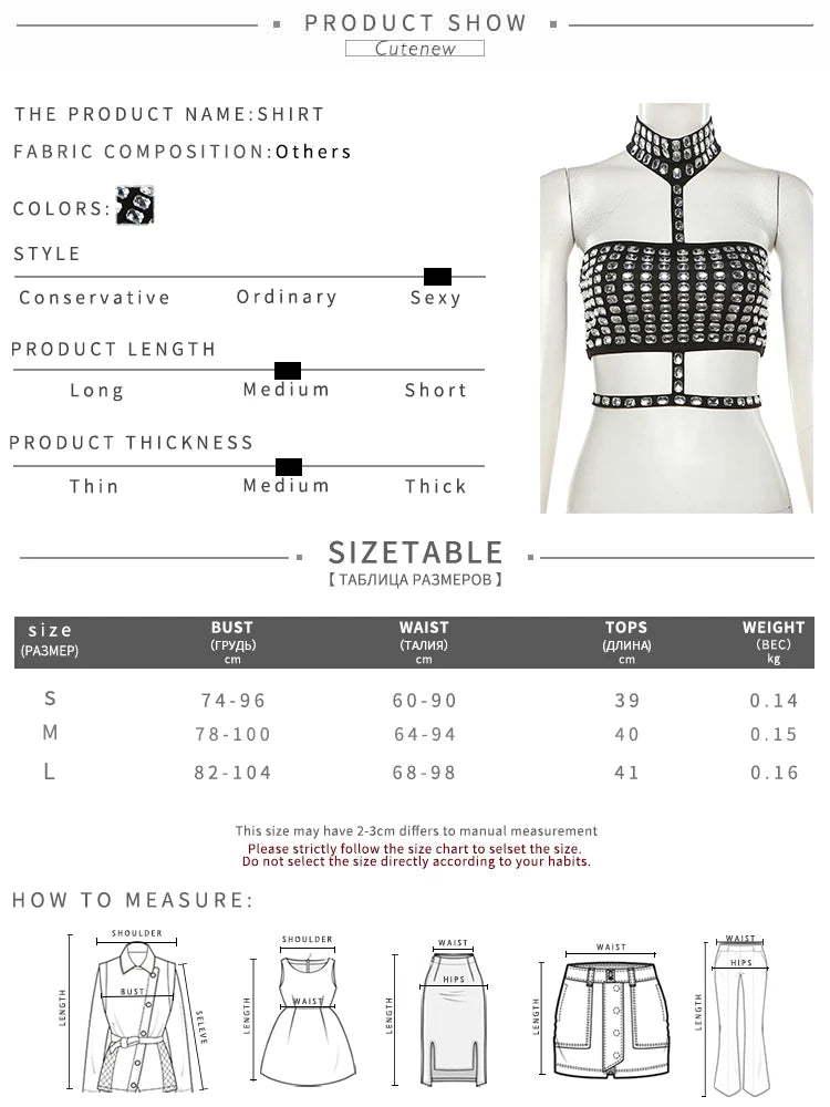 Gloversville Off-Shoulder Shiny Crop Casual Strapless Halter Streetwear Top