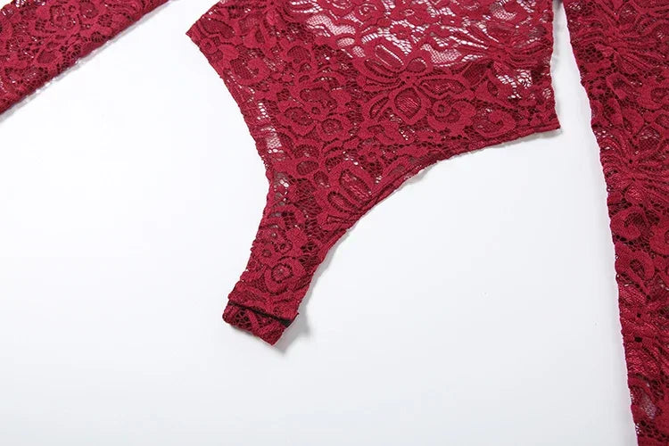 Crown Heights Puss Jacquard Hipster Coquette Backless Flanging Ribbon Jumpsuit