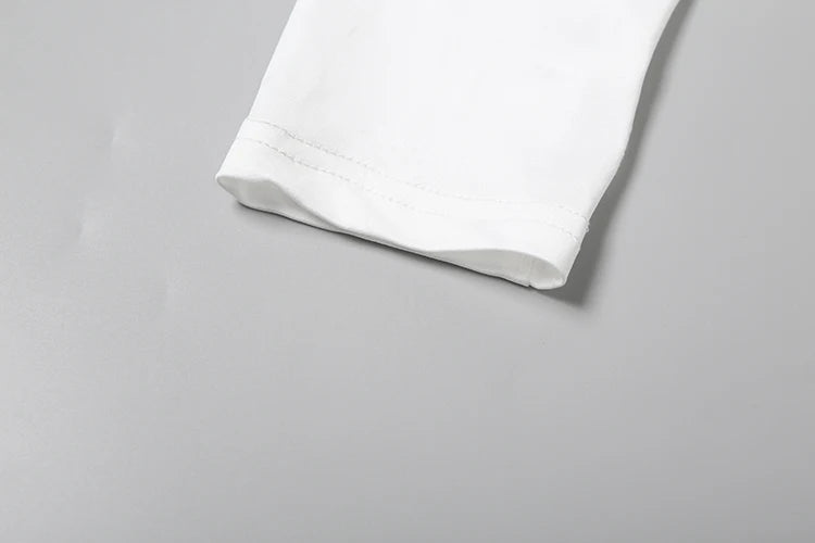 Ottawa Contrast Design Zip Full Sleeve Tide Daily Casual Sporty Fashion Outfits Set