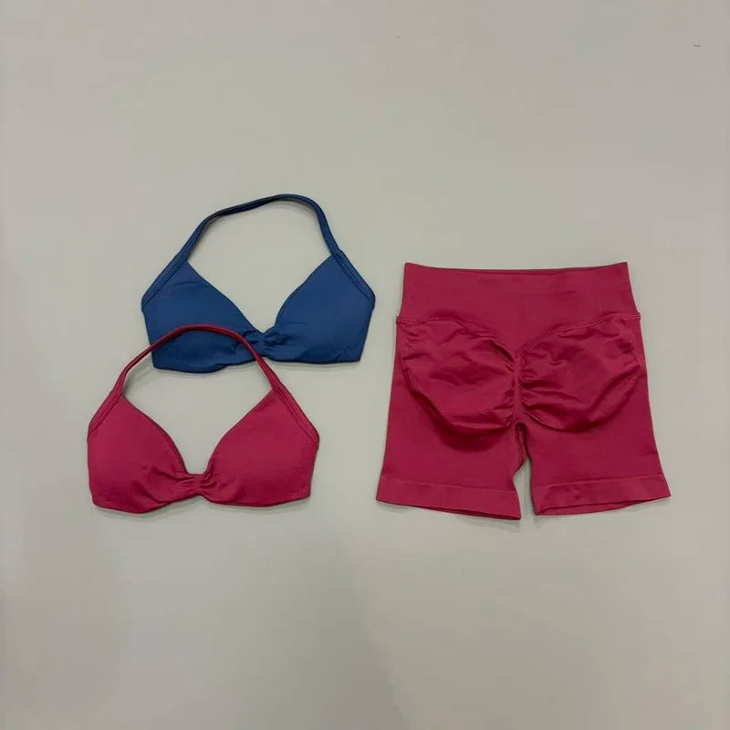 Dylan Sports Strappy Seamless Two Piece Sets