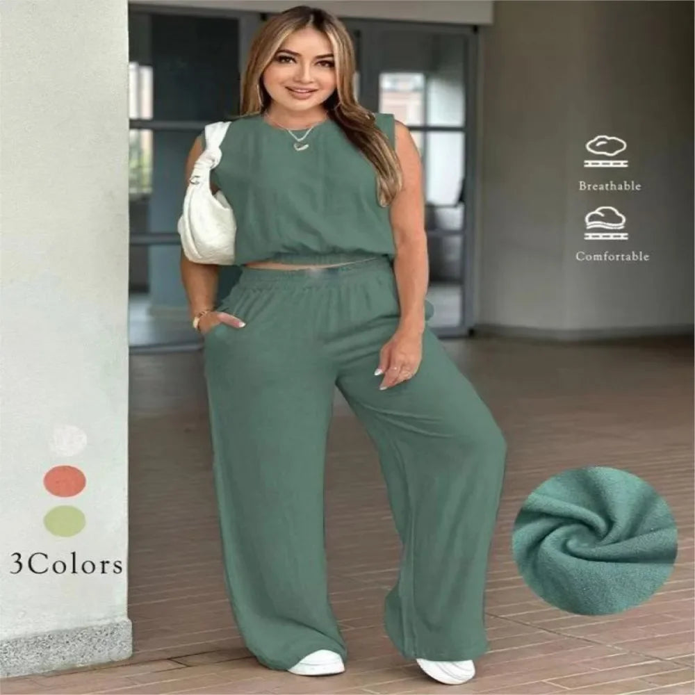 Samantha Fashion Ultra Cute Trousers 2 Piece Set