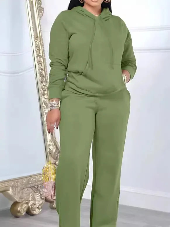 Sandra Casual Long-sleeved Suit Two Piece Set