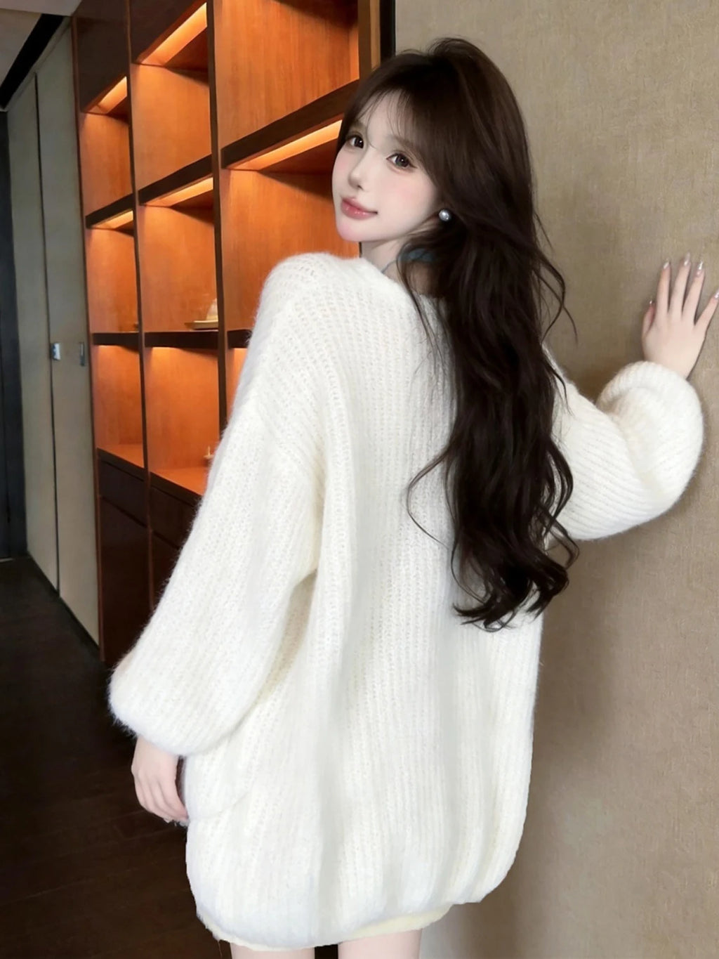 Lucero Long Sleeve Furry Inner Two Piece Sets