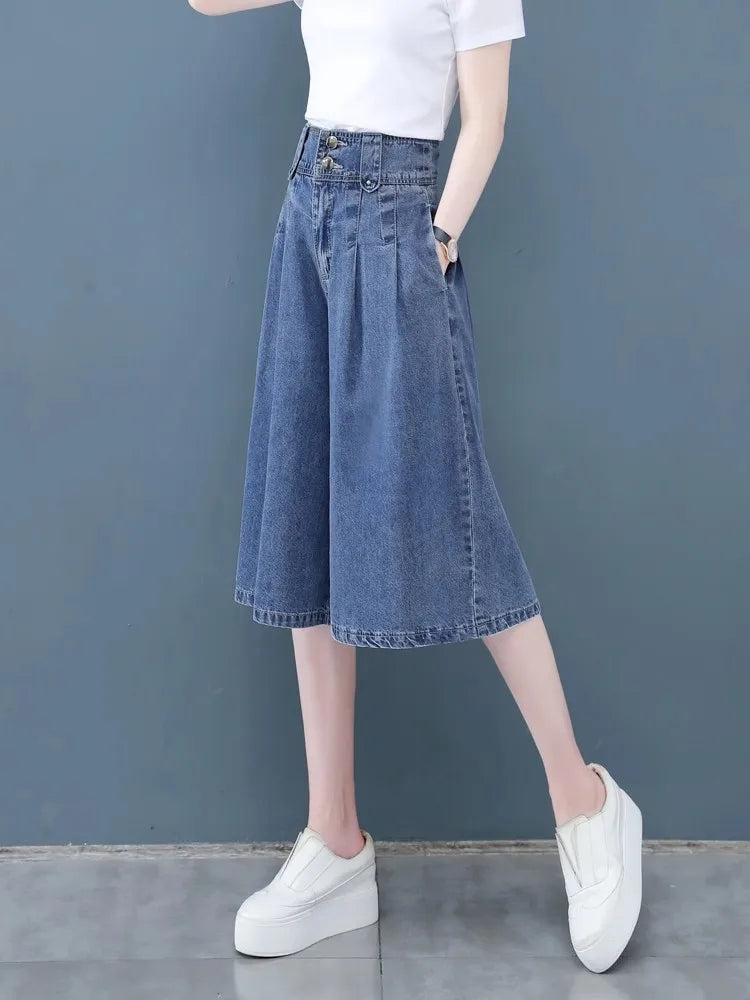 Women's Summer Thin Seven-Five Casual Pants Loose Fit Six-Length Fashionable plus Size