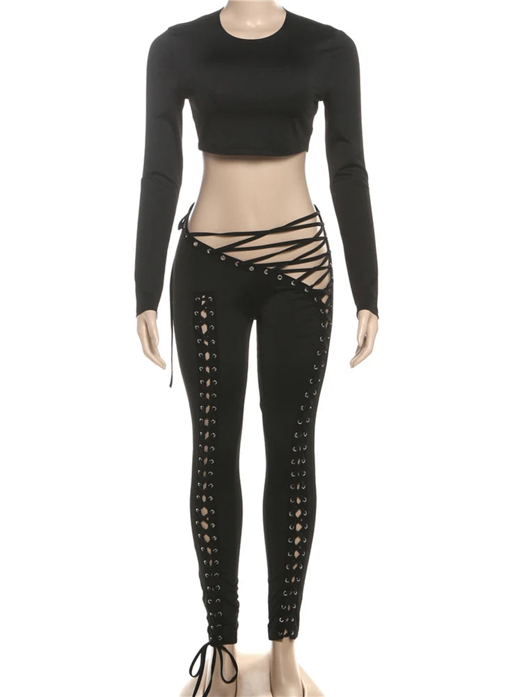 Samara Weird Puss Sexy Women Two Piece Sets
