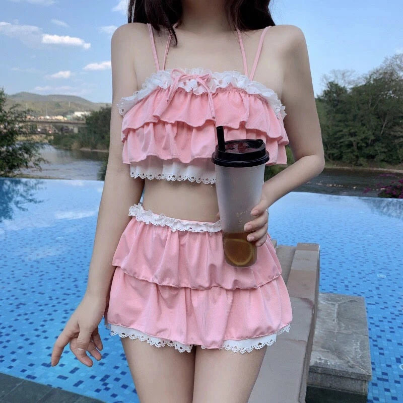 Francis Kawaii Girlish Design Tender Two Piec Sets
