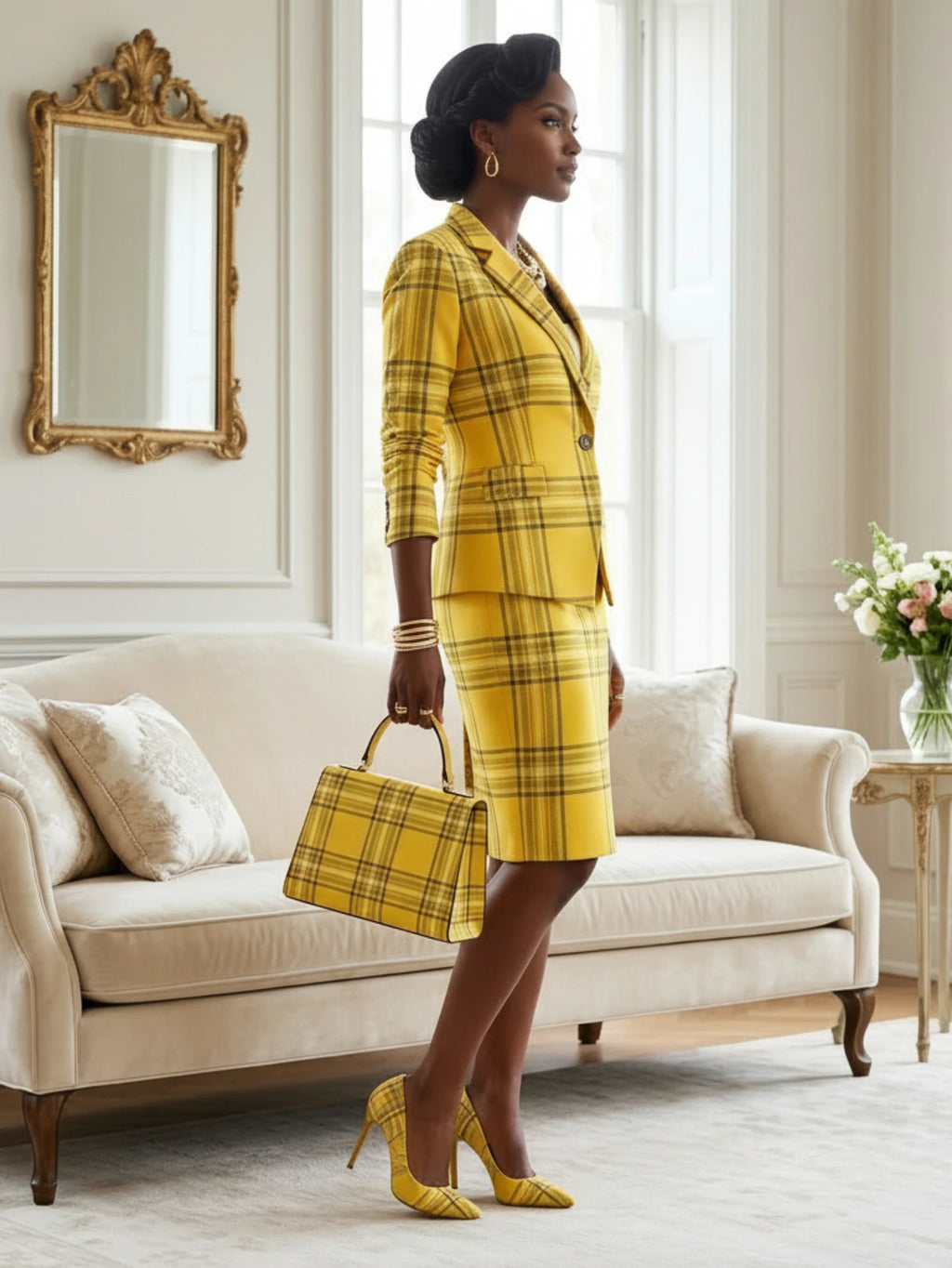 Ana Office Business Daily Working Formal Two Piece Sets