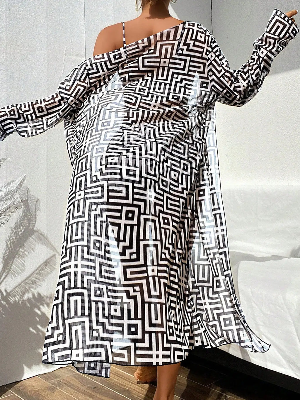Karina Summer Geometric Print Three Piece Sets