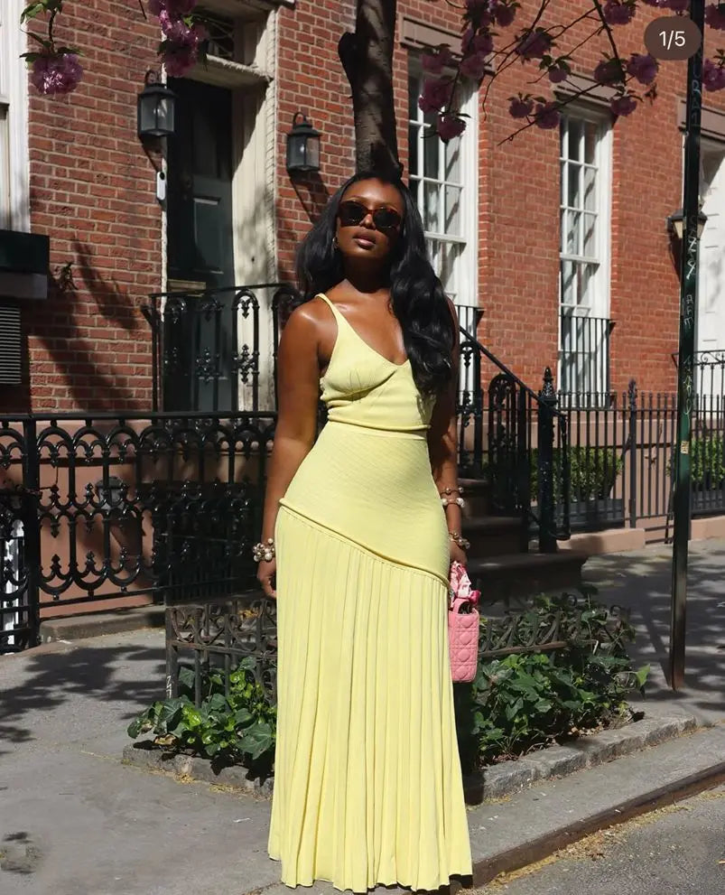 Vitaly Summer Set Knitted Crop Two Pieces Sets