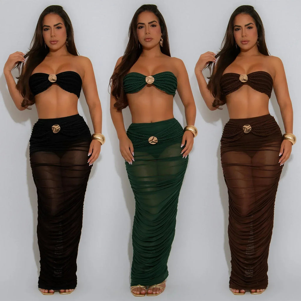 Olivia Slim Fit Temperament Simple Two-piece Sets