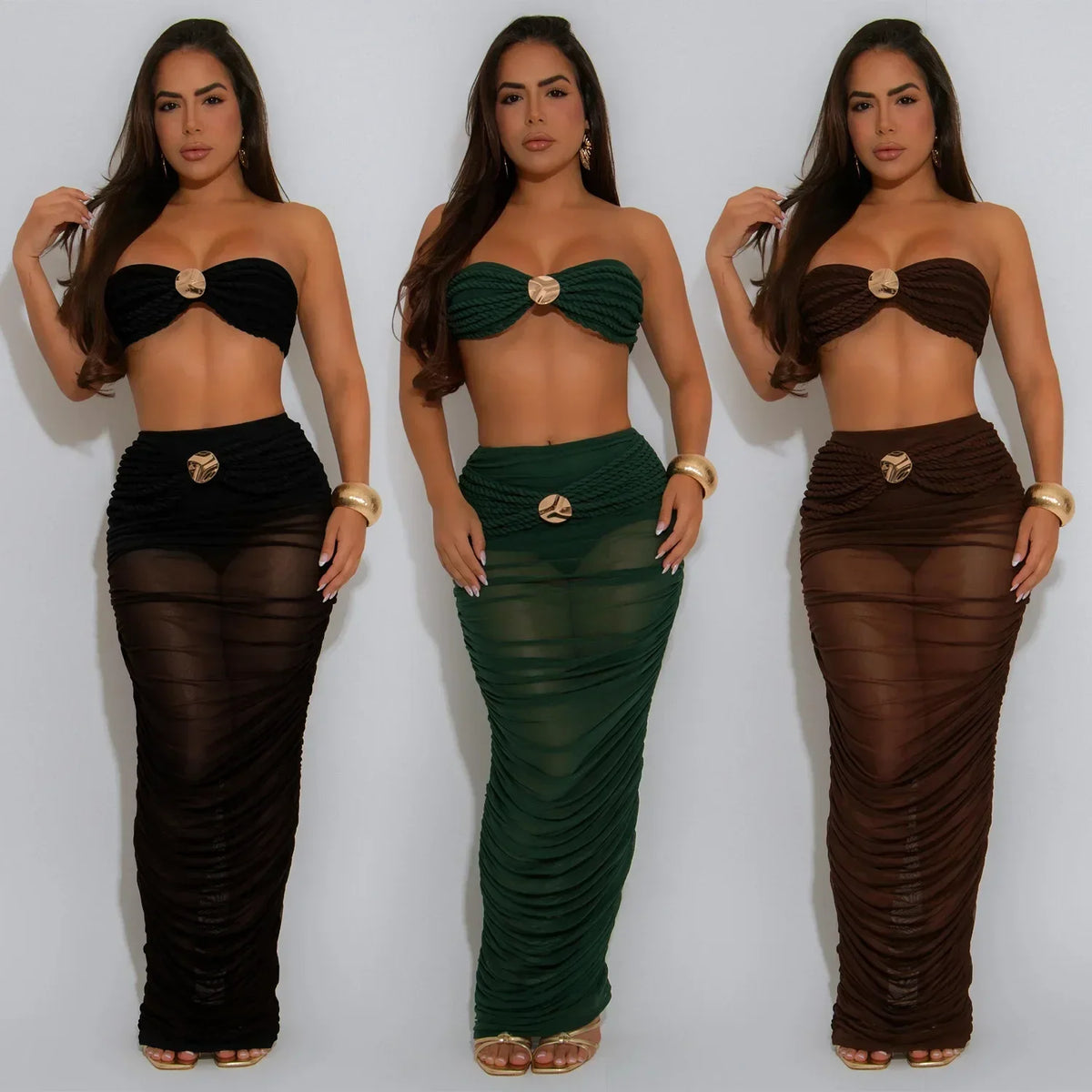 Olivia Slim Fit Temperament Simple Two-piece Sets