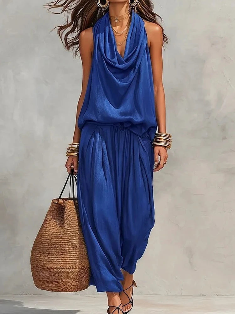 Perla Outfit Loose Elegant Streetwear Two-Piece Sets