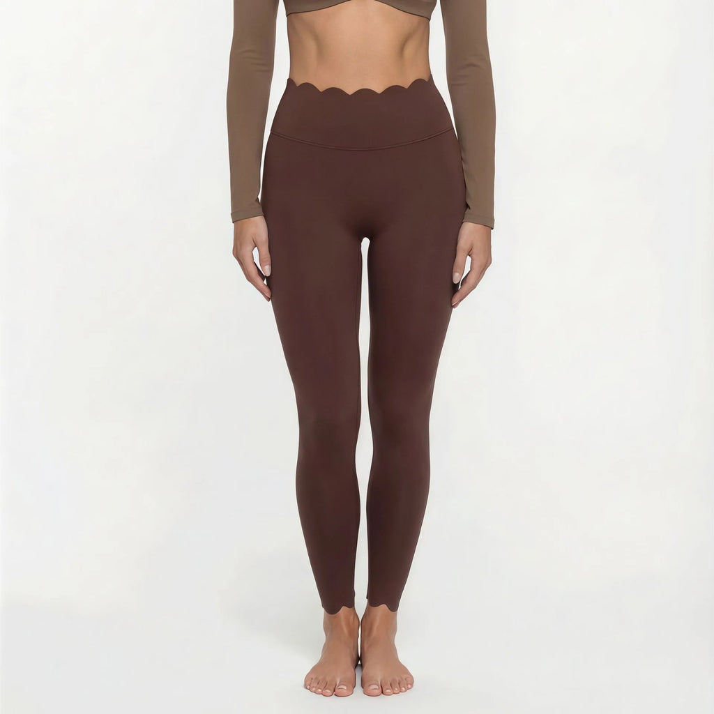 Evelyn Sports Long Sleeve Halter Neck Two Piece Sets