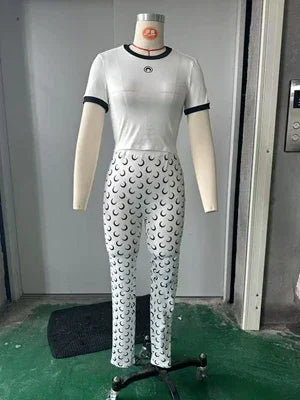 Berlin Sleeveless Crop Skinny Street Fitness Outfits Set