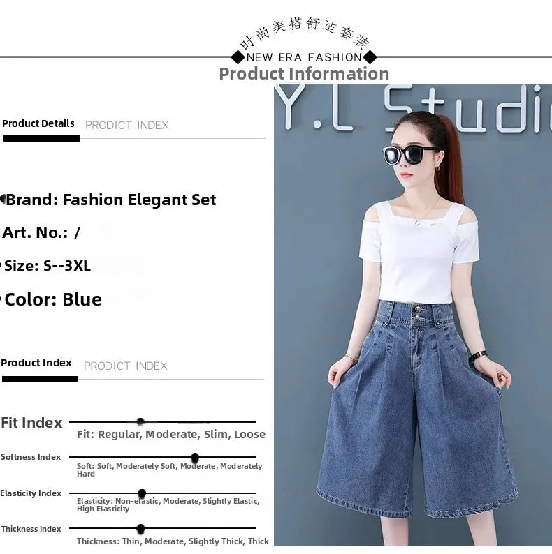 Women's Summer Thin Seven-Five Casual Pants Loose Fit Six-Length Fashionable plus Size