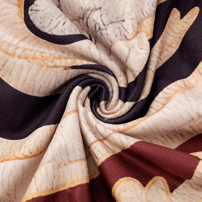 Soho Print One Shoulder Long Slimming Cross Border Jumpsuit