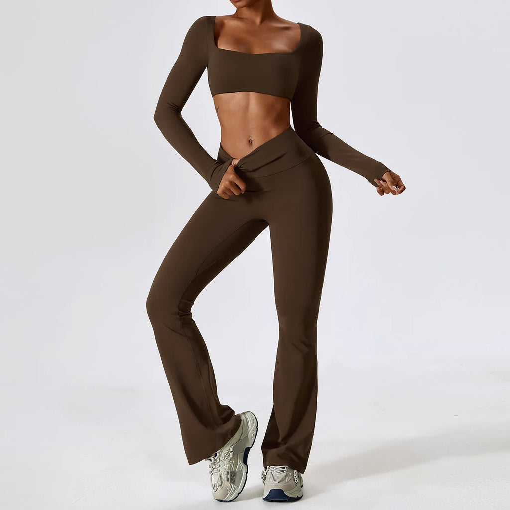 Jailyn Seamless Sportswear Workout Two Piece Sets