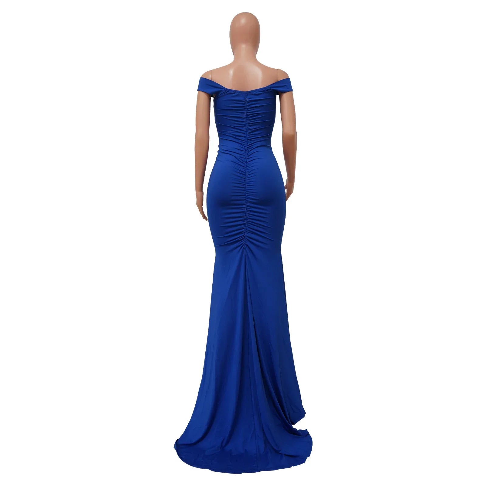 Toronto Banquet V Neck Sexy Satin Split Luxury Trailing Long Dresses