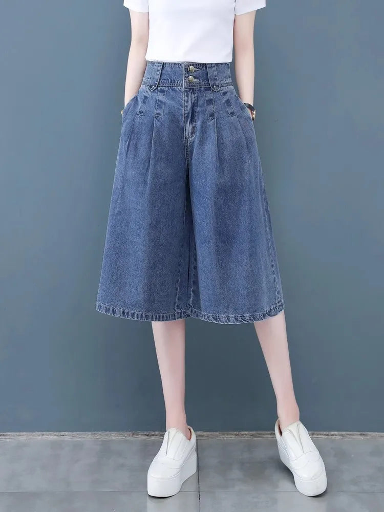 Women's Summer Thin Seven-Five Casual Pants Loose Fit Six-Length Fashionable plus Size