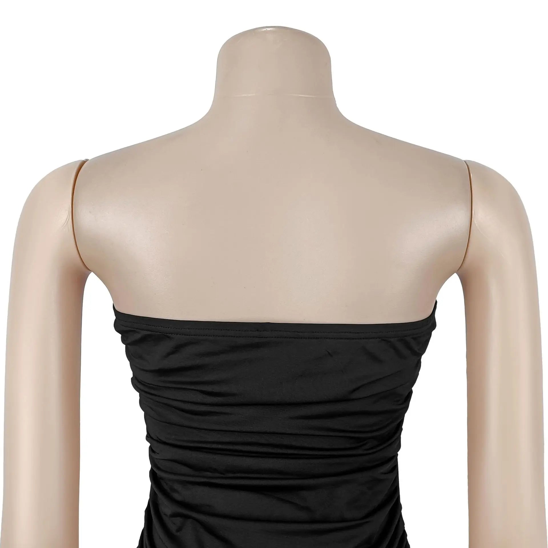 Simbabue Casual Party Elegant Long Ruched Dress