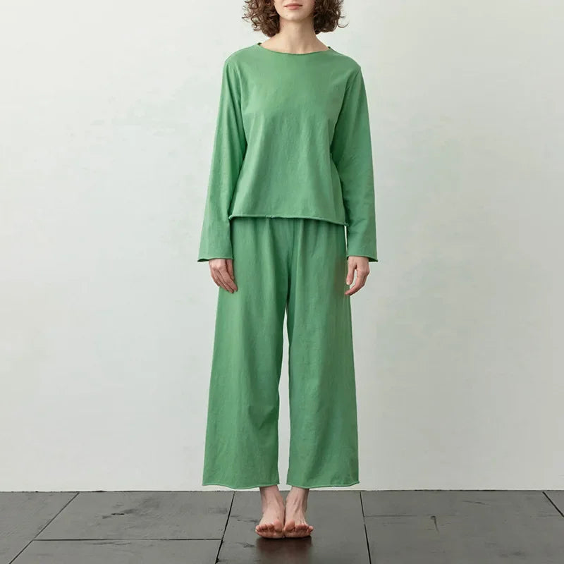 Karina Casual Homewear Long-Sleeved Two Piece Sets