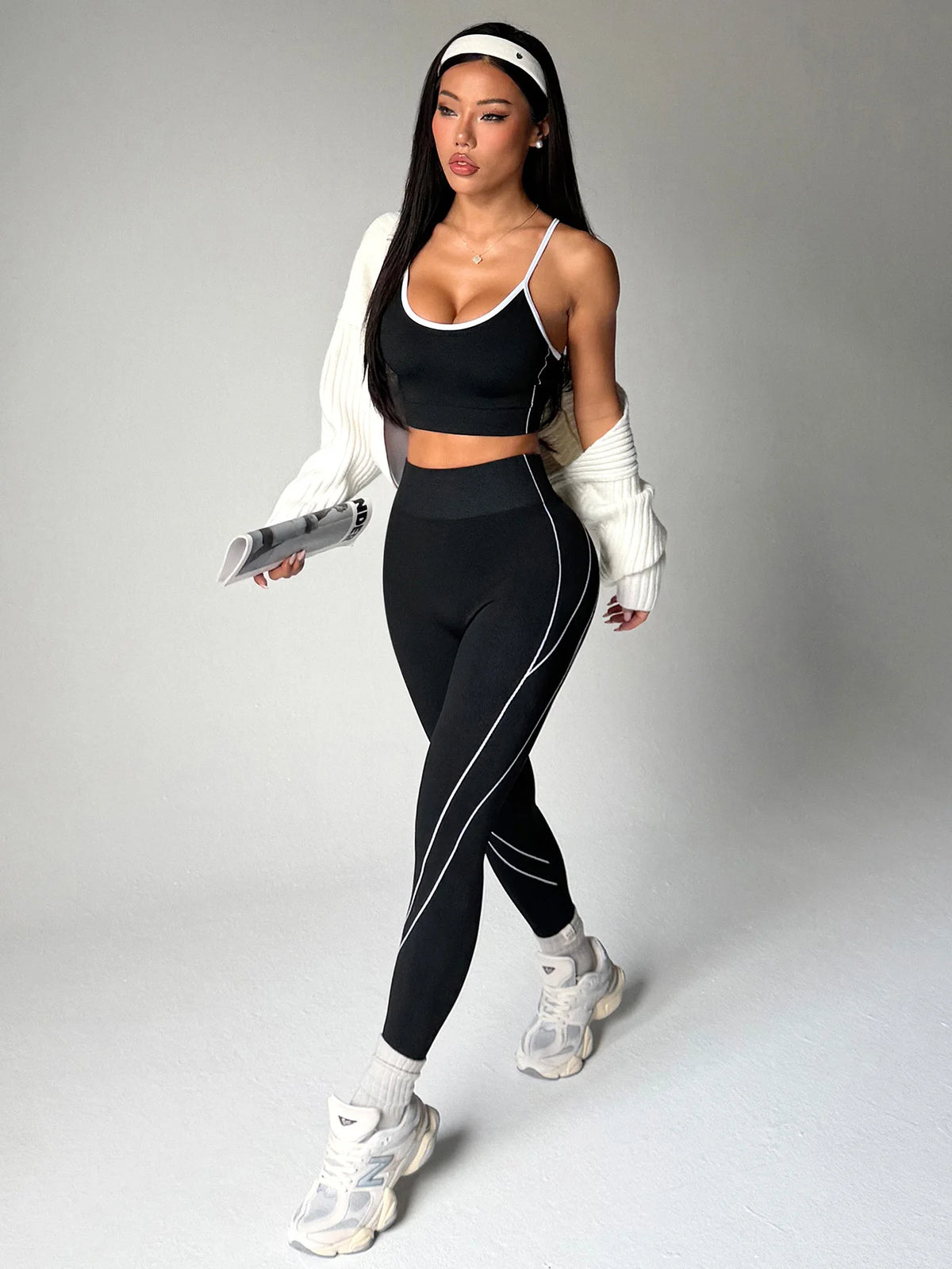 Pilar Yoga Fitness Seamless Breathable Two Piece Sets