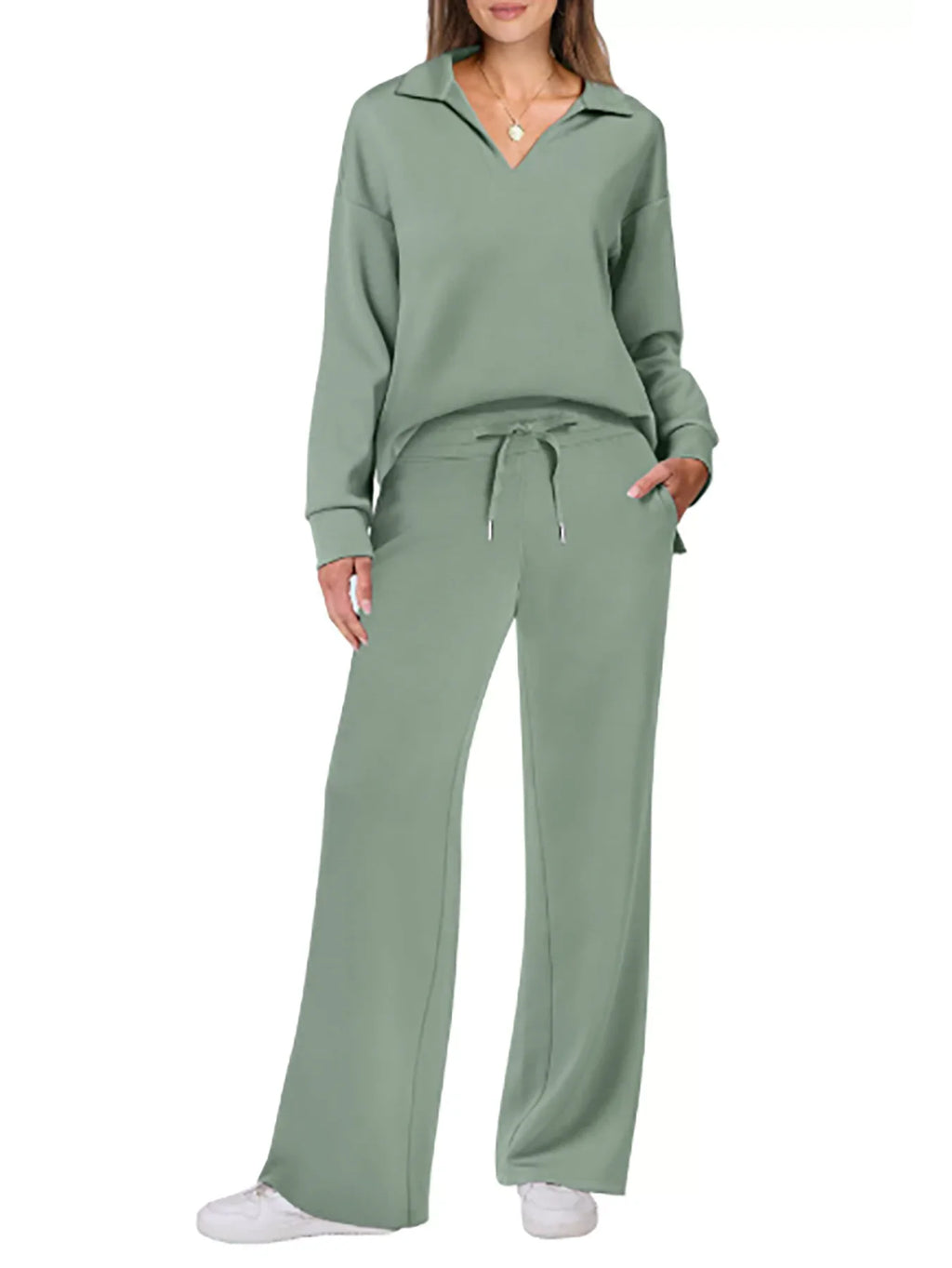 Ana Autumn and Winter New Fashion Casual Two Piece Sets