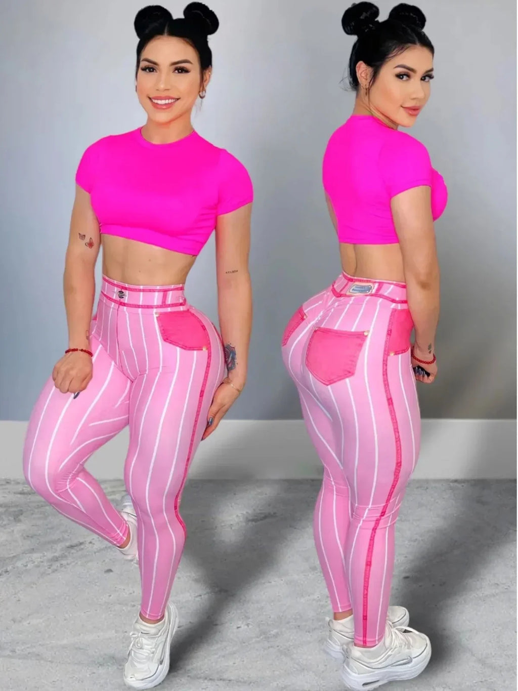Walden High Waist Elastic Stretchy Jeans Casual Long Trousers