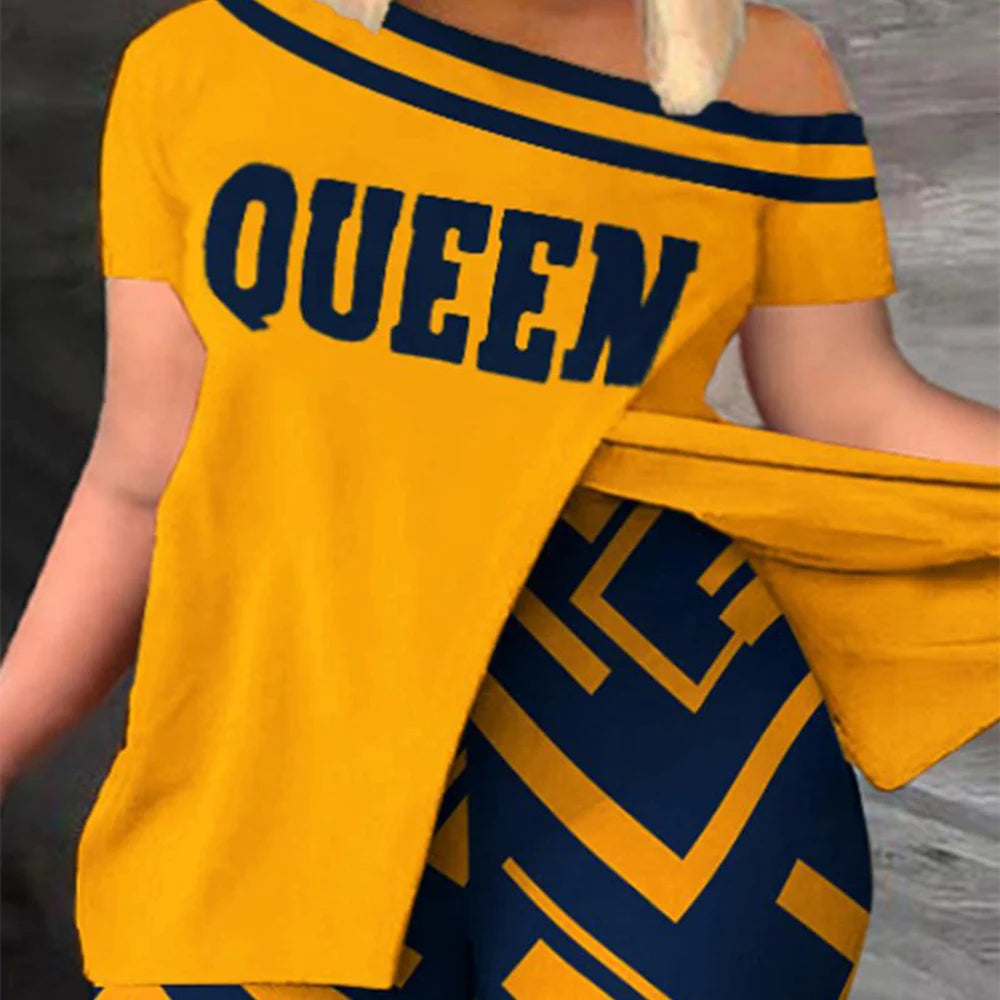 Ana Short Sleeve Suit Femme Casual Two Piece Sets