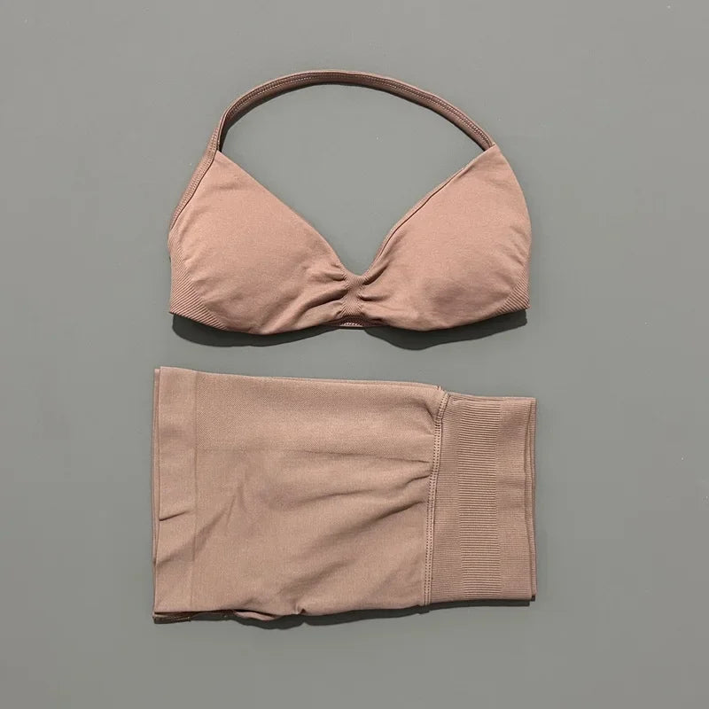 Dylan Sports Strappy Seamless Two Piece Sets