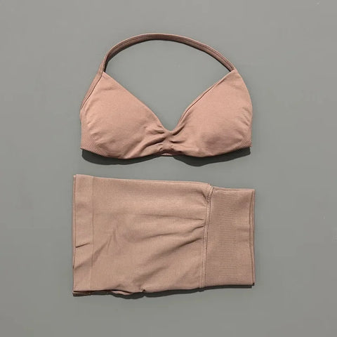 Dylan Sports Strappy Seamless Two Piece Sets