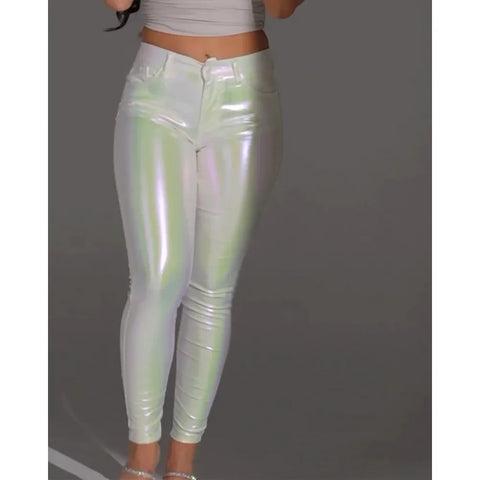 Bloomsbury Mid-Waist Wide Leg Baggy Casual Tights Leggings