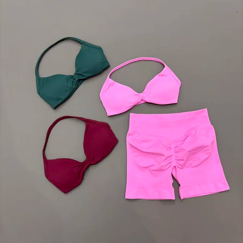 Dylan Sports Strappy Seamless Two Piece Sets