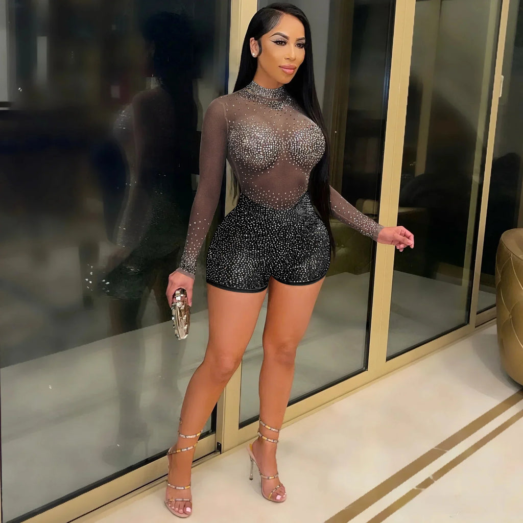 Battery Park Nightclub Long See tough Street Low Waist Jumpsuit