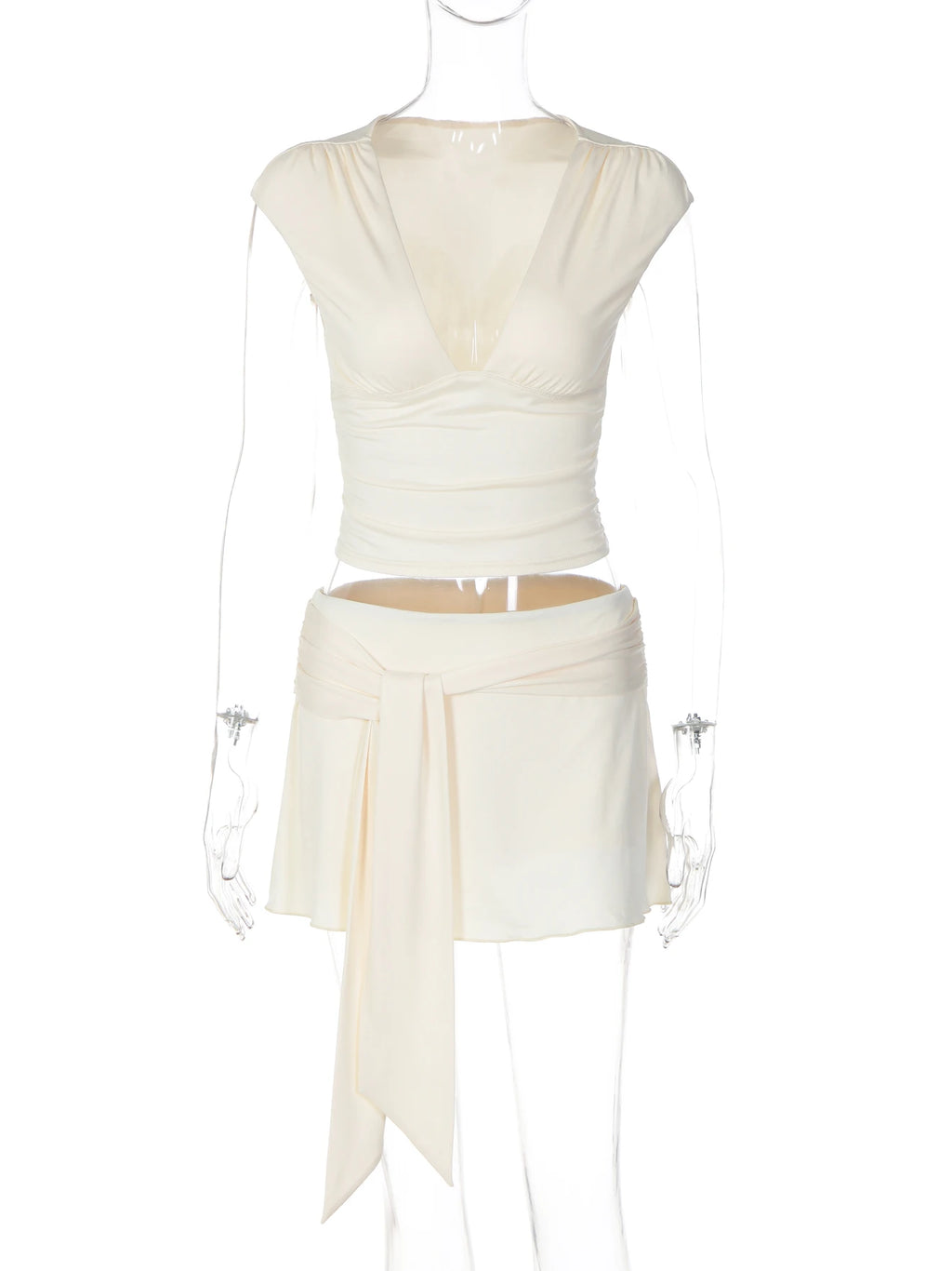 Genesis Women's Solid Sexy Casual Two Piece Sets