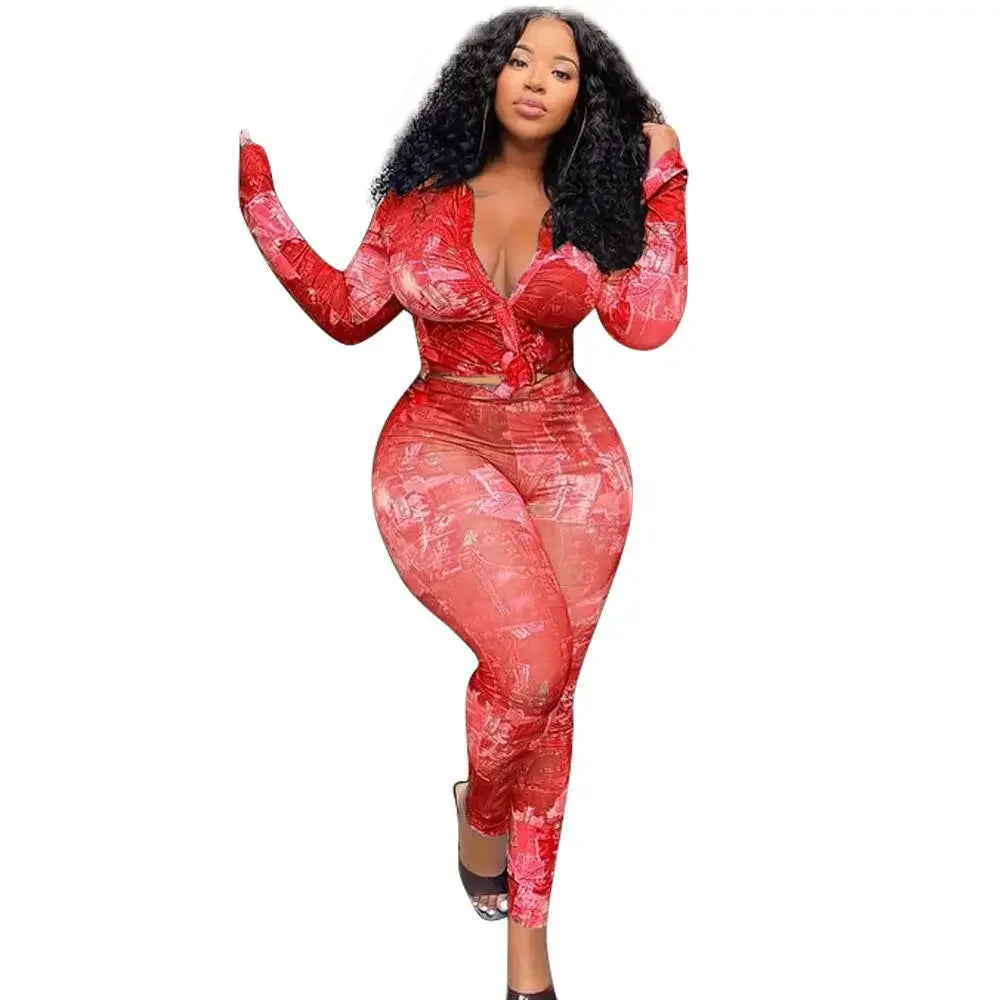 Yahaira Women Print Full Sleeve Two 2 Piece Sets